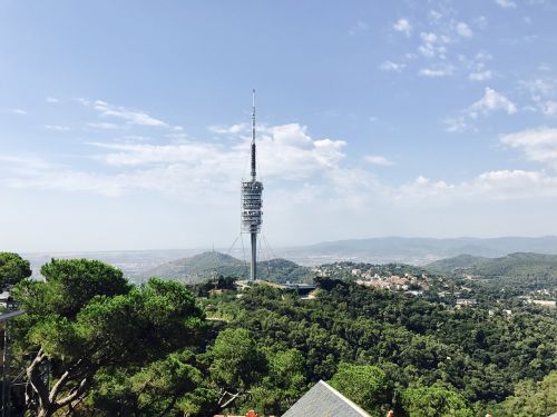 tibidabo radio tower barcelona