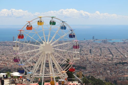 tibidabo  views  landscape