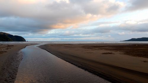 Tidal River On Beach