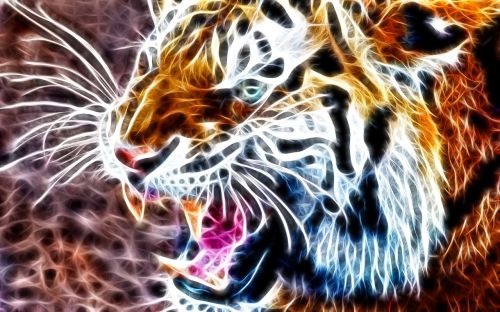 tiger animal 3d