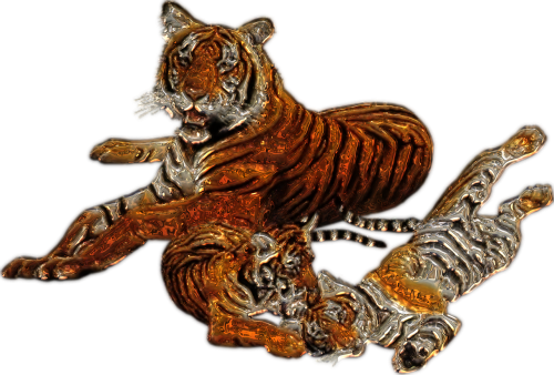 tiger family metallizer art