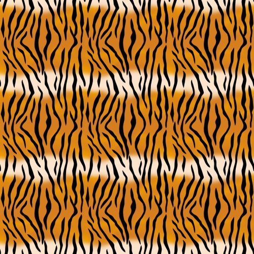 Tiger Pattern Seamless Large