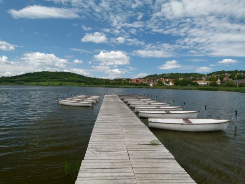 tihany lake cloud