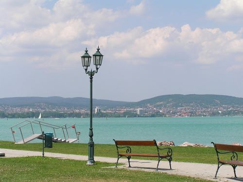 tihany lake balaton cloud