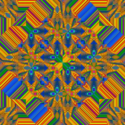 tile pattern colorful