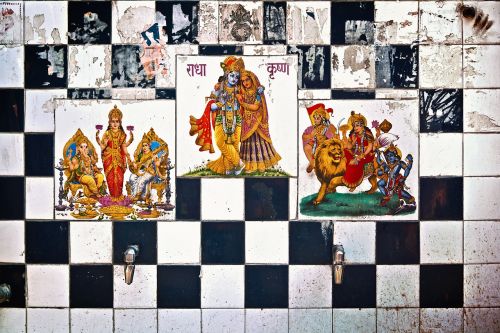 ceramics india gods fountain