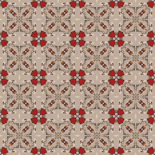 tile geometric floral background