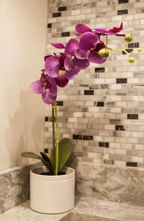 tile mosaics orchid