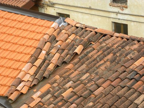 tile roof house roof