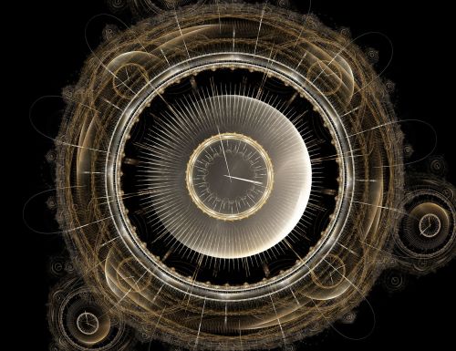 time clock fractal