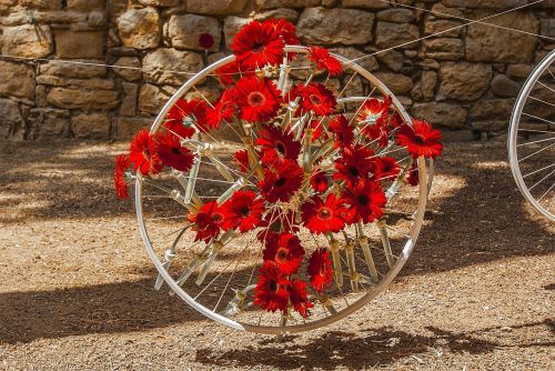 time of flowers gerona bicycle wheel