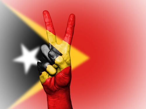 timor-leste peace hand