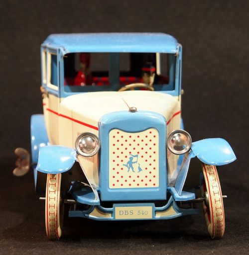 tin car toy old
