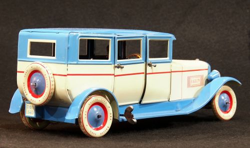 tin car toy old