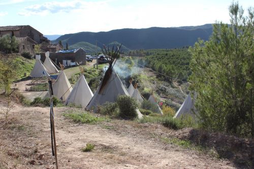 tipi camp village