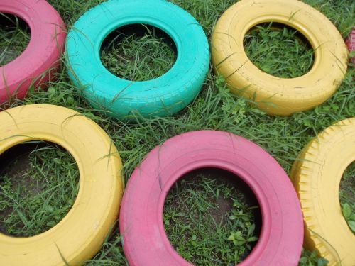 tire tyre colorful