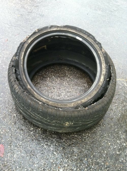 tire old worn