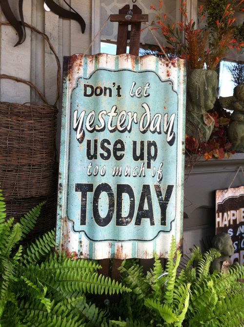 today sign quote