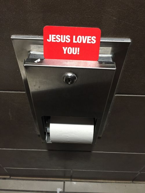 toilet jesus unexpected