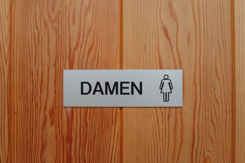 toilet sign ladies wc