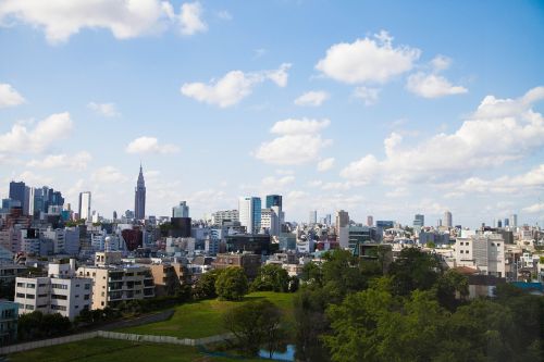 tokyo cityscape japan
