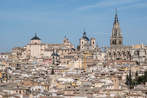 toledo  cathedral  landscape