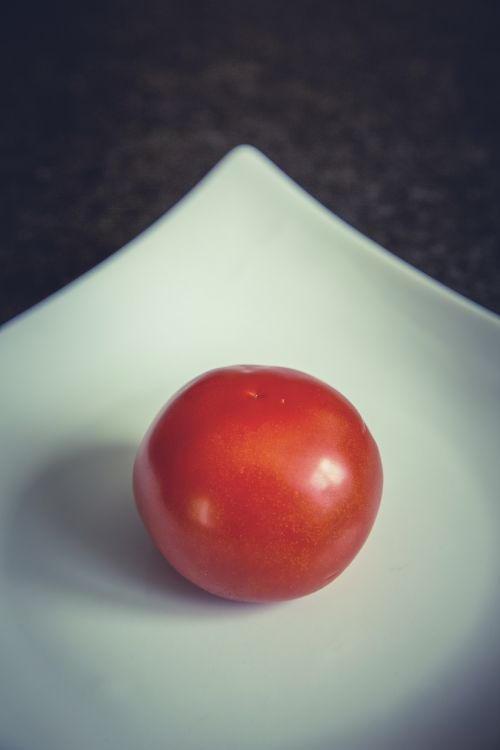 tomato plate eat
