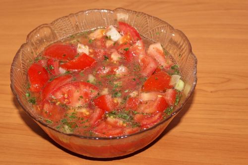 tomato salad tomatoes frisch