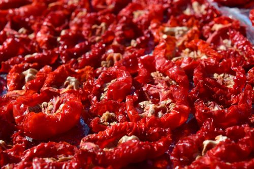 tomatoes dried tomatoes food
