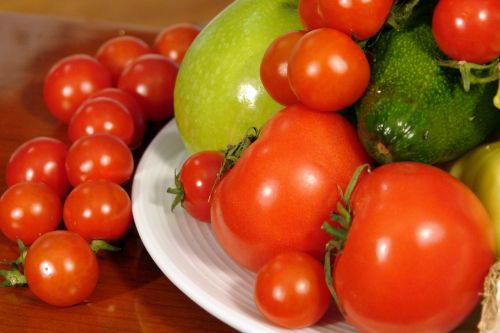 tomatoes avocado food