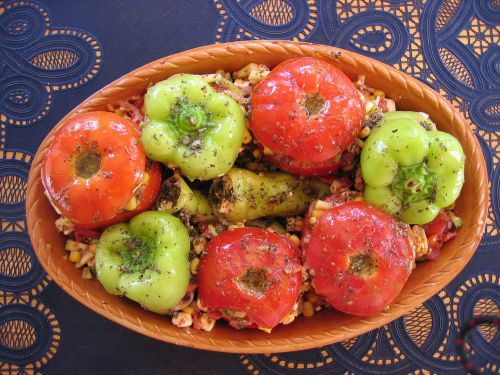 tomatoes paprika vegetables