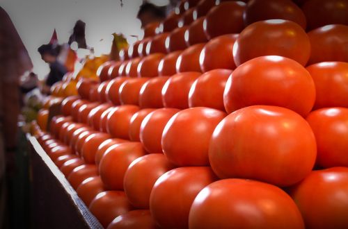 tomatoes vegetables market