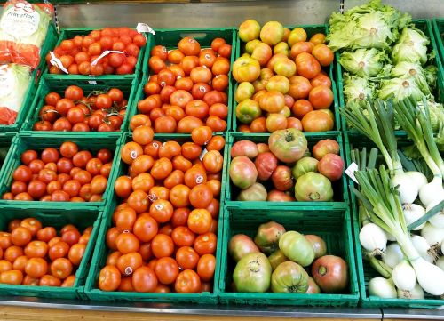 tomatoes market supermarket