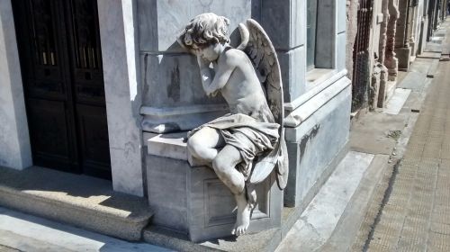 tomb art sculpture angel