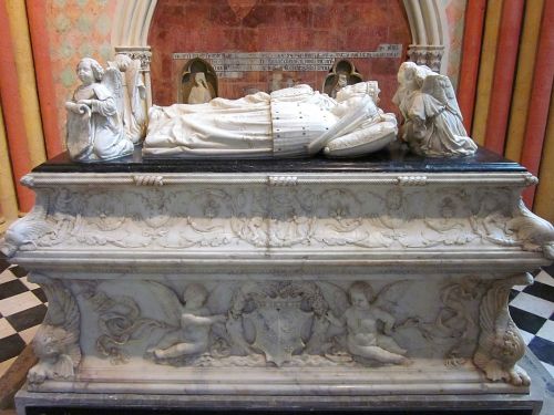 tomb of the children of france tours cathedral effigy
