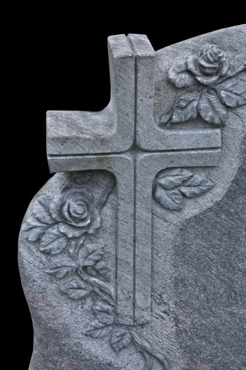 tombstone cross headstone