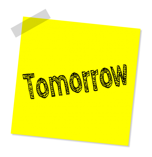 tomorrow message note