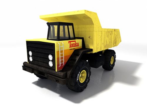 truck yellow transport