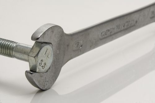 tool metal open end wrench