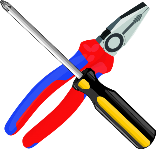tool pliers screwdriver