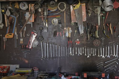 tools tool wall workshop