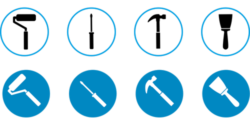 tools  repair  icons