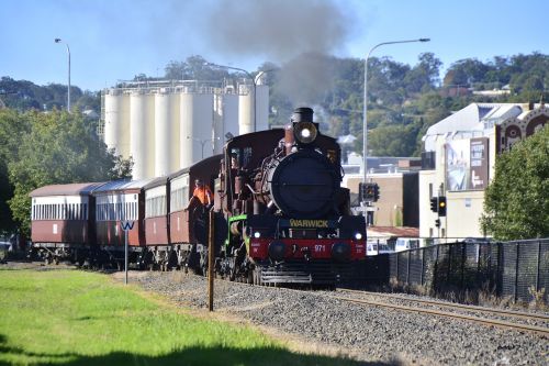 toowoomba train steam