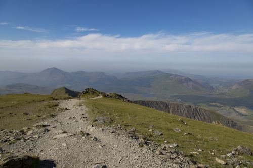 Top Of Mountain In Snowdon