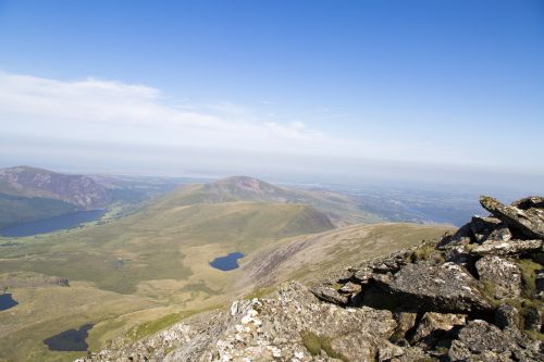 Top Of Mountain In Snowdon