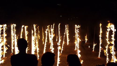 torches flames binder culture
