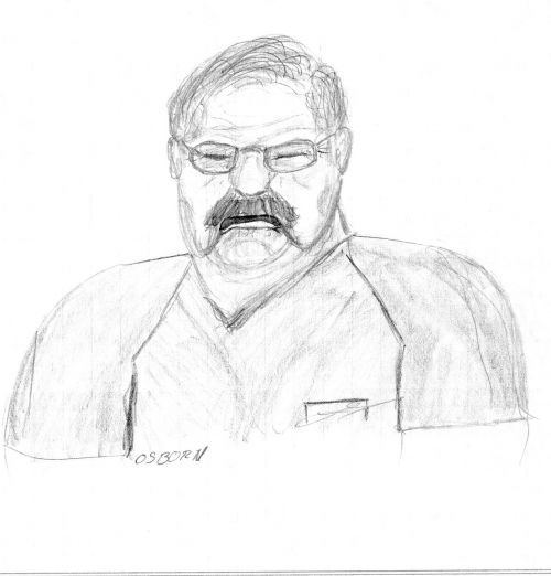 pencil drawing man angry