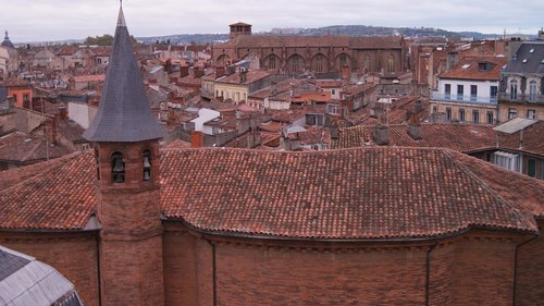 toulouse  south west france  roof