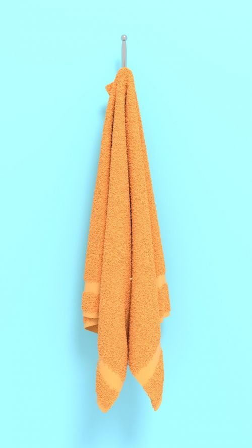 towel swimming pool animation