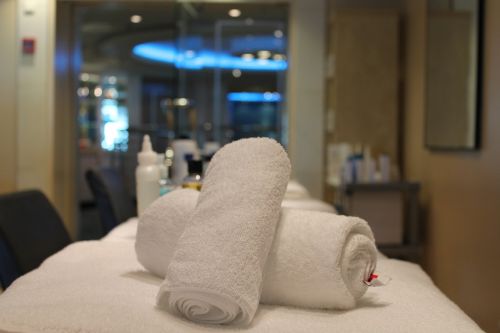 towels beauty room therapy room